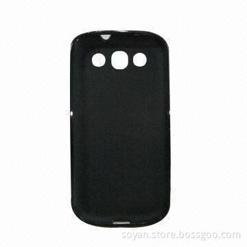 TPU Gel Skin Case, Suitable for Galaxy S3 i9300, Comes in Black